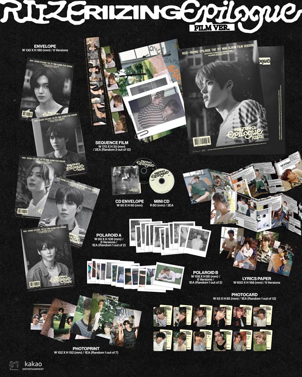 The 1st Mini Album 「RIIZING:Epilogue」【FILM Ver. (6種) (Mini CD-R 2枚入り)】